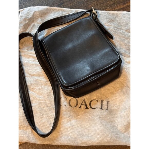 Coach Handbags - 9144 COACH Studio Flap 1999 Black EUC With Dustbag